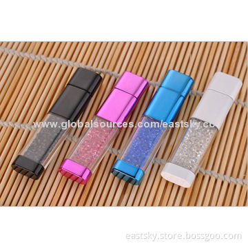 Colorful Crystal USB Flash Drive, 64MB to 32GB Memory Capacity, OEM Orders are WelcomeNew